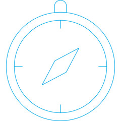 Stopwatch icon single icon vector illustration