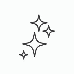 Obraz premium Sparkles icon