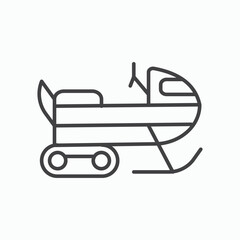 Snowmobile icon