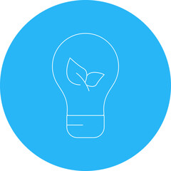 Bulb icon 3 single icon vector illustration