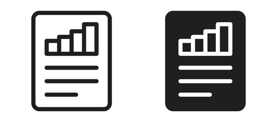 Quarterly report icon
