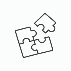 Puzzle pieces icon