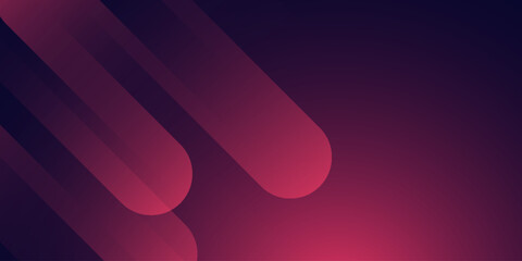 Abstract red background with diagonal lines. Dynamic shapes composition. Vector