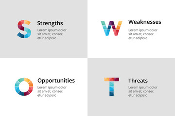 Alphabetic Infographic Design Featuring Letter-Based Layout for Educational and Creative Concepts

