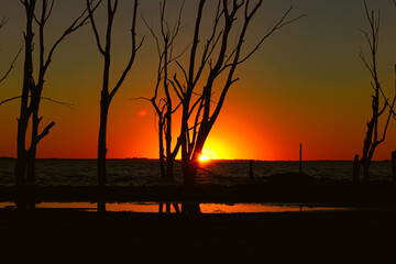 Atardecer en Epeuen © Gilda