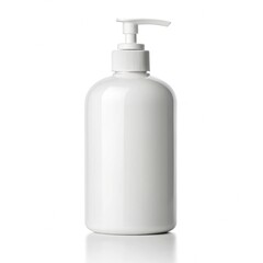 White Rectangular Pump Bottle