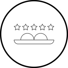 Rate icon single icon vector illustration