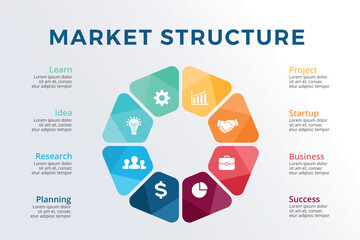 modern infographics options banner