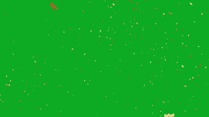 glitter background with gold slowly falling confetti. Confetti explosions on a black background. 4K animation Colorful confetti fireworks explode on white background, Animation of Confetti bursting 