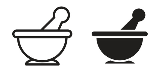 Mortar pestle icon