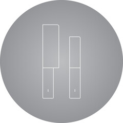 Knife icon single icon vector illustration