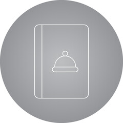 Menu 1 icon single icon vector illustration