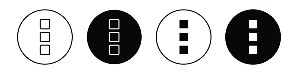 Menu dots icon