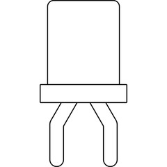 Bulb 1 single icon vector illustration