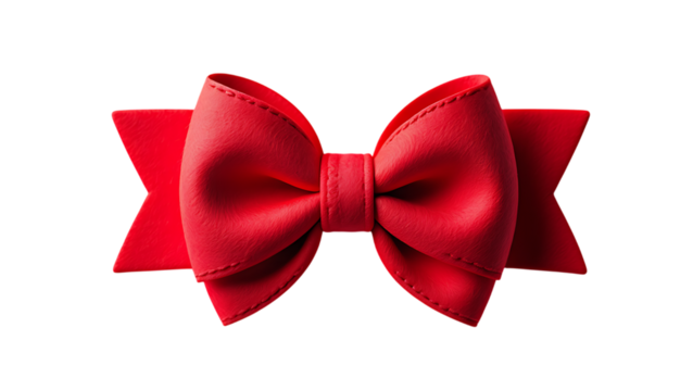 Elegant Red Bow Perfect Hair Accessory or Gift Decoration