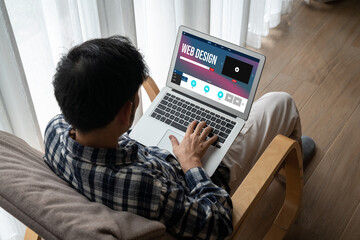 Website design software provide modish template for online retail business and e-commerce