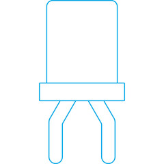 Bulb 1 single icon vector illustration