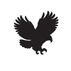 eagle icon illustration isolated vector sign symbol