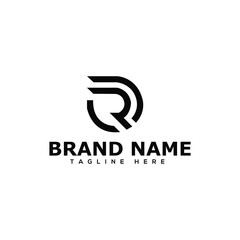 R logo vector design SIGN