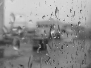 rain on the window