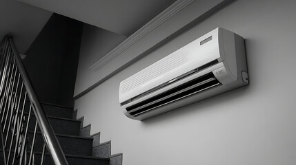 air conditioner on the wall