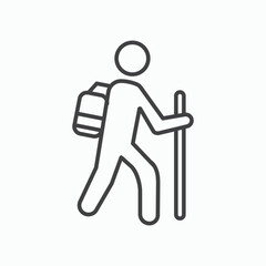 Hiking icon