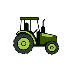 Obraz premium tractor modern agriculture machinery for farming and land work