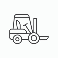 Fototapeta premium Forklift icon