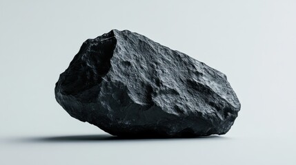 Obraz premium Dark rock on a plain background