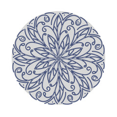 hand drawn ornament Mandala Symmetry. Circular pattern in form of mandala, tattoo, decoration