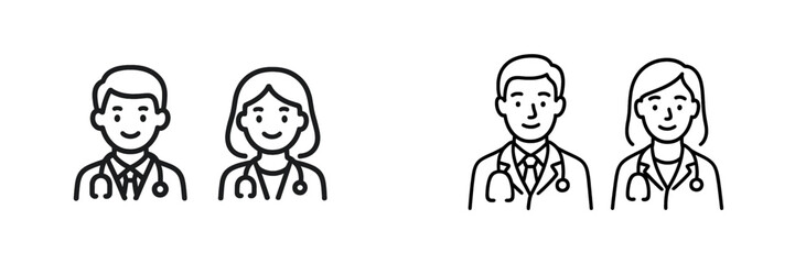 Doctors engaging in discussion about healthcare practices in a clinical environment during a professional meeting