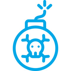 Bombs single icon vector illustration