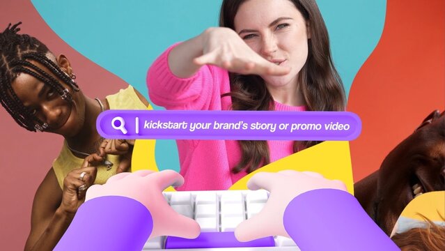 Cute 3D Search Intro