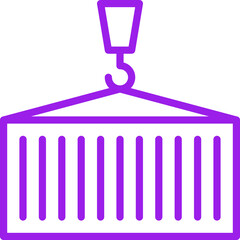 Container single icon vector illustration