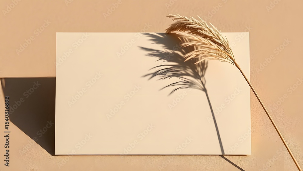 Poster a serene and minimal composition featuring gentle shadows and soft textures, perfect for creative di