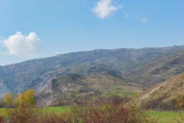 Very beautiful landscapes in Azerbaijan in autumn