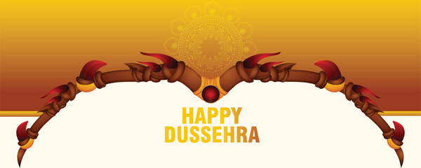 Vector illustration for happy dussehra design concept