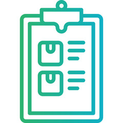 Clipboards single icon vector illustration