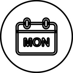 Calendars single icon vector illustration