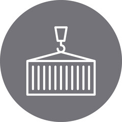 Container single icon vector illustration