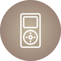 Microphone single icon vector illustration