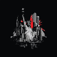 New York fashion for t shirt