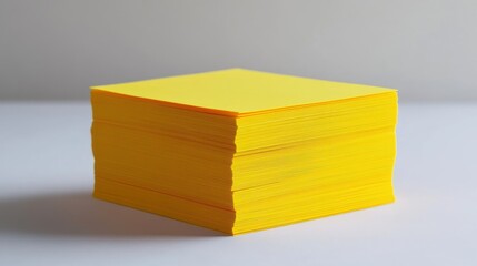 Stack of yellow sticky notes (1)