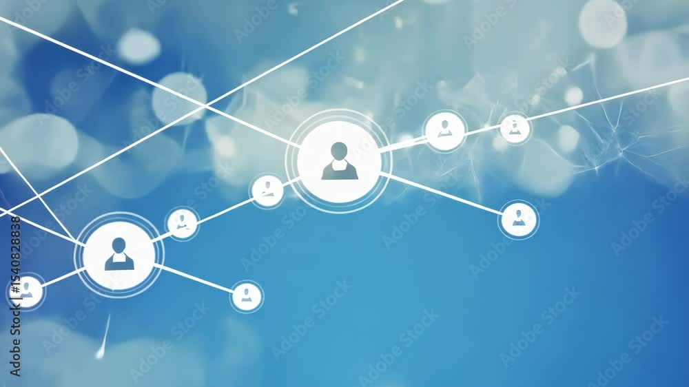 Poster explore the dynamics of virtual interactions and connections in digital environments, highlighting u