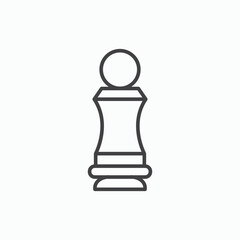 Chess pawn icon