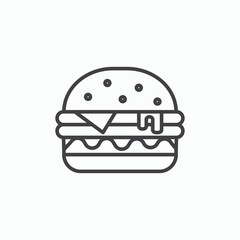 Cheese burger icon