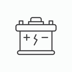 Car battery icon