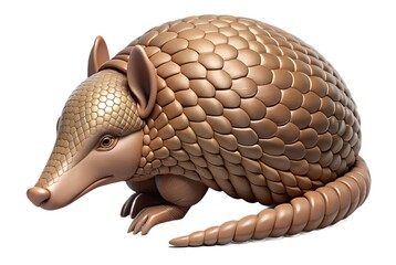 Three dimensional model of a nine banded armadillo