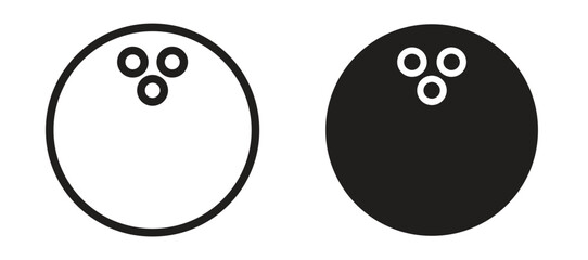 Bowling ball icon