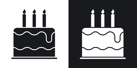 Birthday cake icon